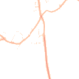 Daytime road noise heatmap for WR11 7RD