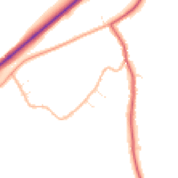 Daytime road noise heatmap for WR11 7UF