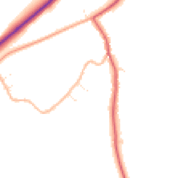 Daytime road noise heatmap for WR11 7UP