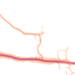Daytime road noise heatmap for WR11 7XW