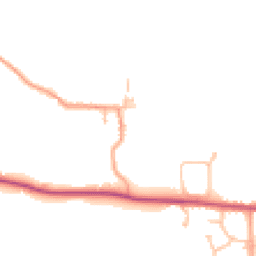 Daytime road noise heatmap for WR11 7YA