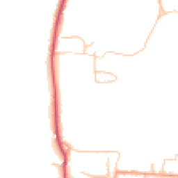 Daytime road noise heatmap for WR11 8BB