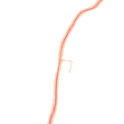 Daytime road noise heatmap for WR11 8JX