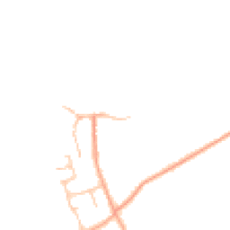 Daytime road noise heatmap for WR11 8RR