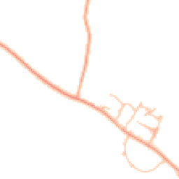 Daytime road noise heatmap for WR11 8SG