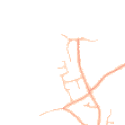 Daytime road noise heatmap for WR11 8SQ