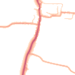 Daytime road noise heatmap for WR11 8TG