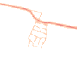 Daytime road noise heatmap for WR11 8YD