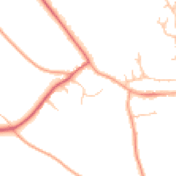 Daytime road noise heatmap for WR12 7DA