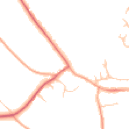 Daytime road noise heatmap for WR12 7DD