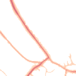 Daytime road noise heatmap for WR12 7DE