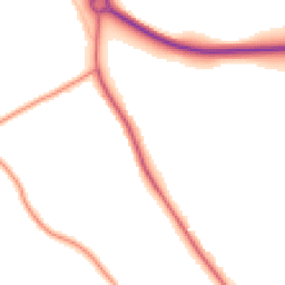 Daytime road noise heatmap for WR12 7DG