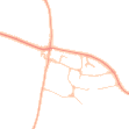 Daytime road noise heatmap for WR12 7HQ