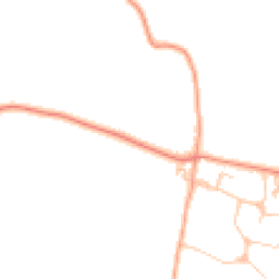 Daytime road noise heatmap for WR12 7HY