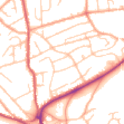 Daytime road noise heatmap for WR14 1HH