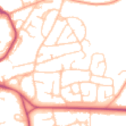 Daytime road noise heatmap for WR14 2LB