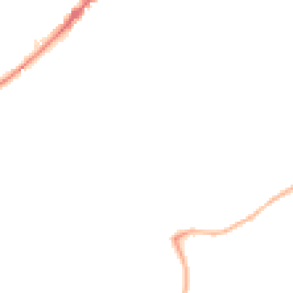 Night-time road noise heatmap for WR14 2SG
