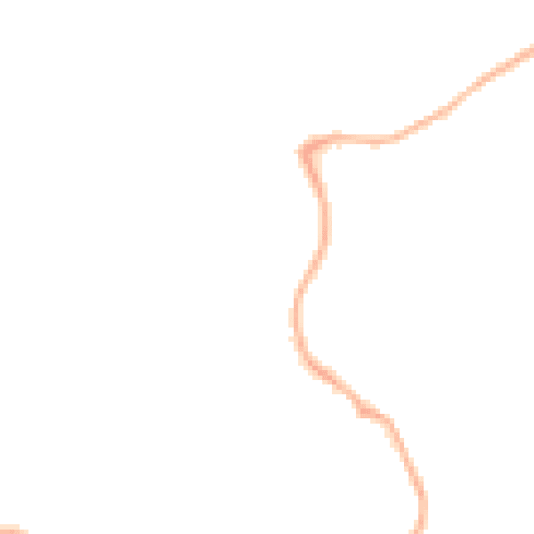Night-time road noise heatmap for WR14 2SH