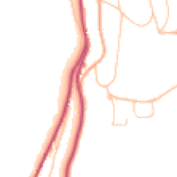 Daytime road noise heatmap for WR14 3HE