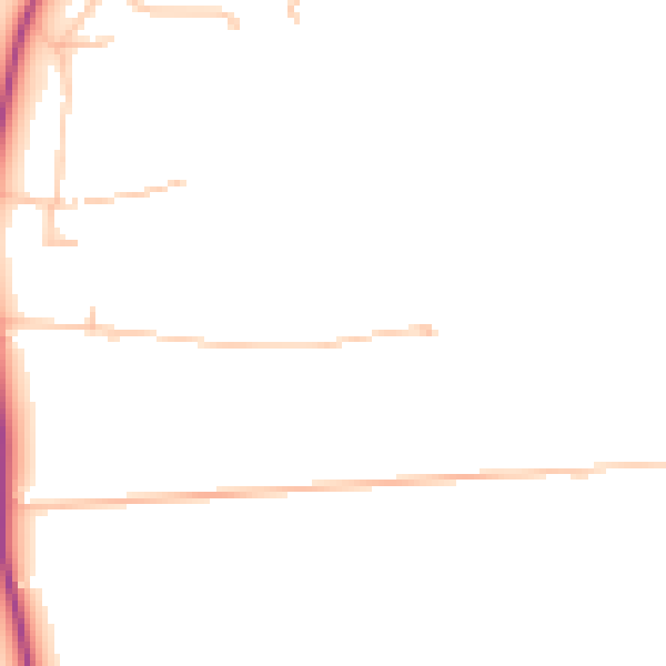 Daytime road noise heatmap for WR14 3LF