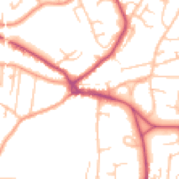 Daytime road noise heatmap for WR14 3LT