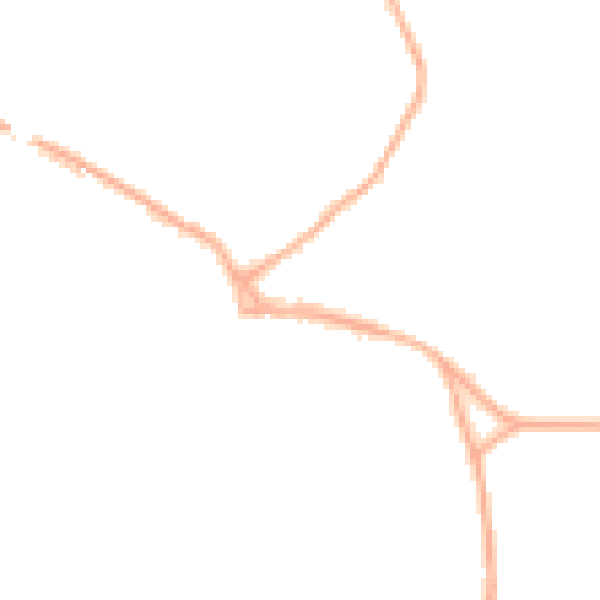Night-time road noise heatmap for WR14 3LT