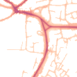 Daytime road noise heatmap for WR14 3NJ