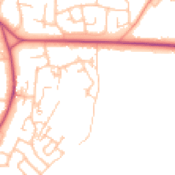 Daytime road noise heatmap for WR14 3SR