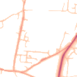 Daytime road noise heatmap for WR14 3SX