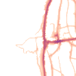 Daytime road noise heatmap for WR14 4RG