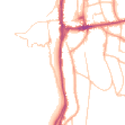 Daytime road noise heatmap for WR14 4RH