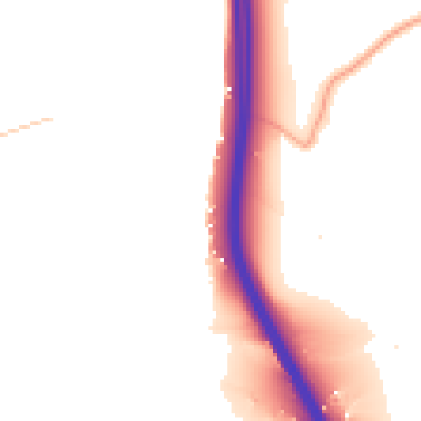 Daytime road noise heatmap for WR3 7BF