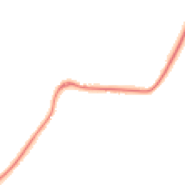 Night-time road noise heatmap for WR6 5JR