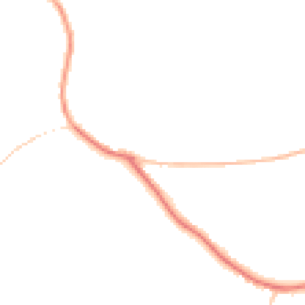 Night-time road noise heatmap for WR6 6HB