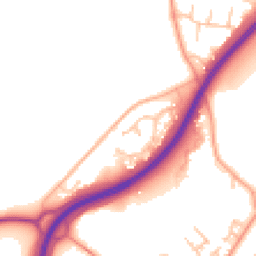 Daytime road noise heatmap for WR9 0DN