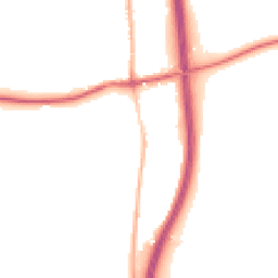 Night-time road noise heatmap for WR9 0EP