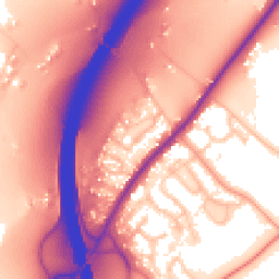 Daytime road noise heatmap for WR9 0FB