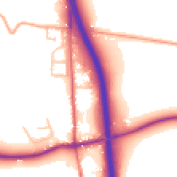 Daytime road noise heatmap for WR9 0FG