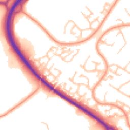 Daytime road noise heatmap for WR9 0RX