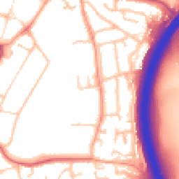 Daytime road noise heatmap for WR9 7AT