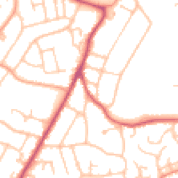 Daytime road noise heatmap for WR9 7BN