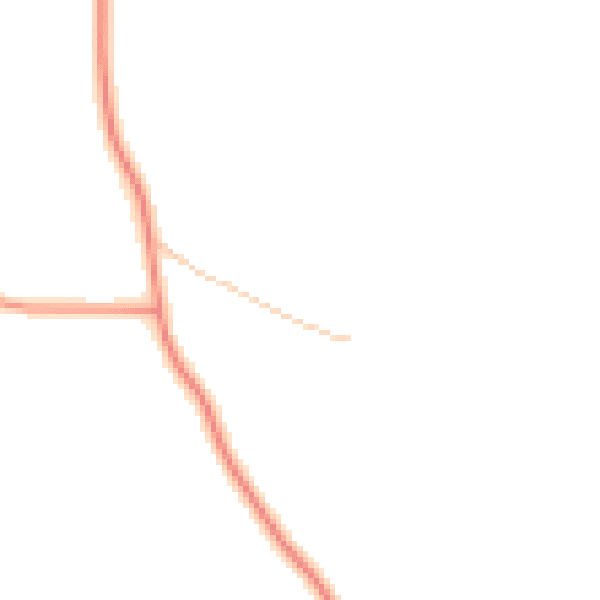 Daytime road noise heatmap for WR9 7EH