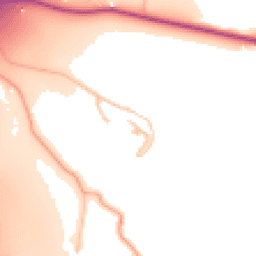 Daytime road noise heatmap for WR9 7EU