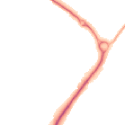 Night-time road noise heatmap for WR9 7GN