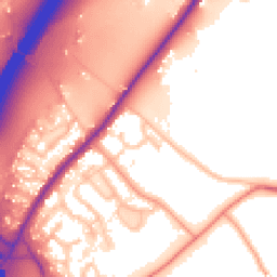 Daytime road noise heatmap for WR9 7JW