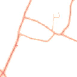 Daytime road noise heatmap for WR9 7LF