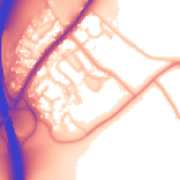 Daytime road noise heatmap for WR9 7PP