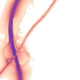 Night-time road noise heatmap for WR9 7PU