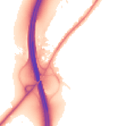 Night-time road noise heatmap for WR9 7PX