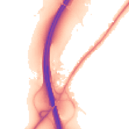 Night-time road noise heatmap for WR9 7TA